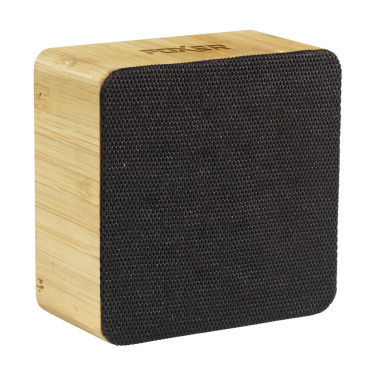 Logotrade promotional item image of: Sonido 5W Bamboo wireless speaker
