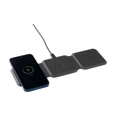 Logo trade promotional items image of: TriCharge RCS  Recycled PU Wireless Charger