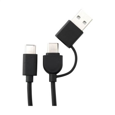 Logo trade promotional gifts picture of: TriCharge RCS  Recycled PU Wireless Charger