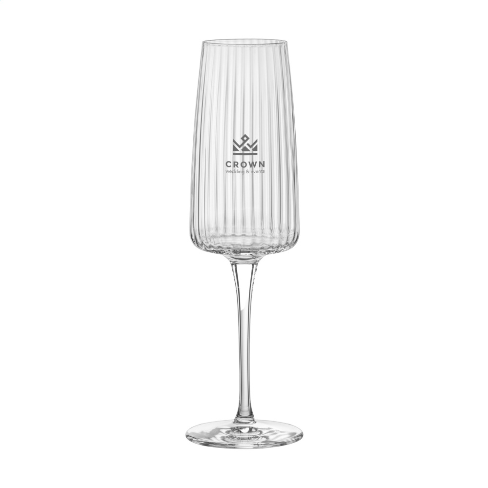 Logotrade corporate gift picture of: Ribbio Champagne glass 255 ml
