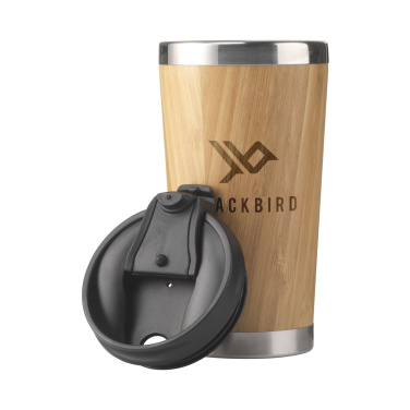 Logo trade promotional products picture of: Tokyo 450 ml bamboo thermo cup