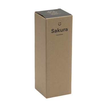 Logo trade promotional items picture of: Sakura 360 ml bamboo thermo bottle/thermo cup