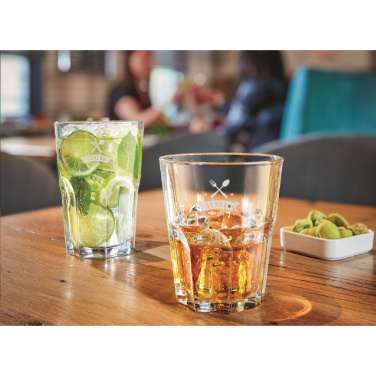 Logo trade promotional products image of: Glory Tumbler Glass 420 ml