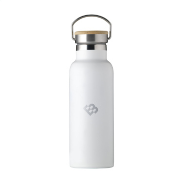 Logo trade advertising product photo of: Nordvik RCS Recycled Steel 500 ml drinking bottle