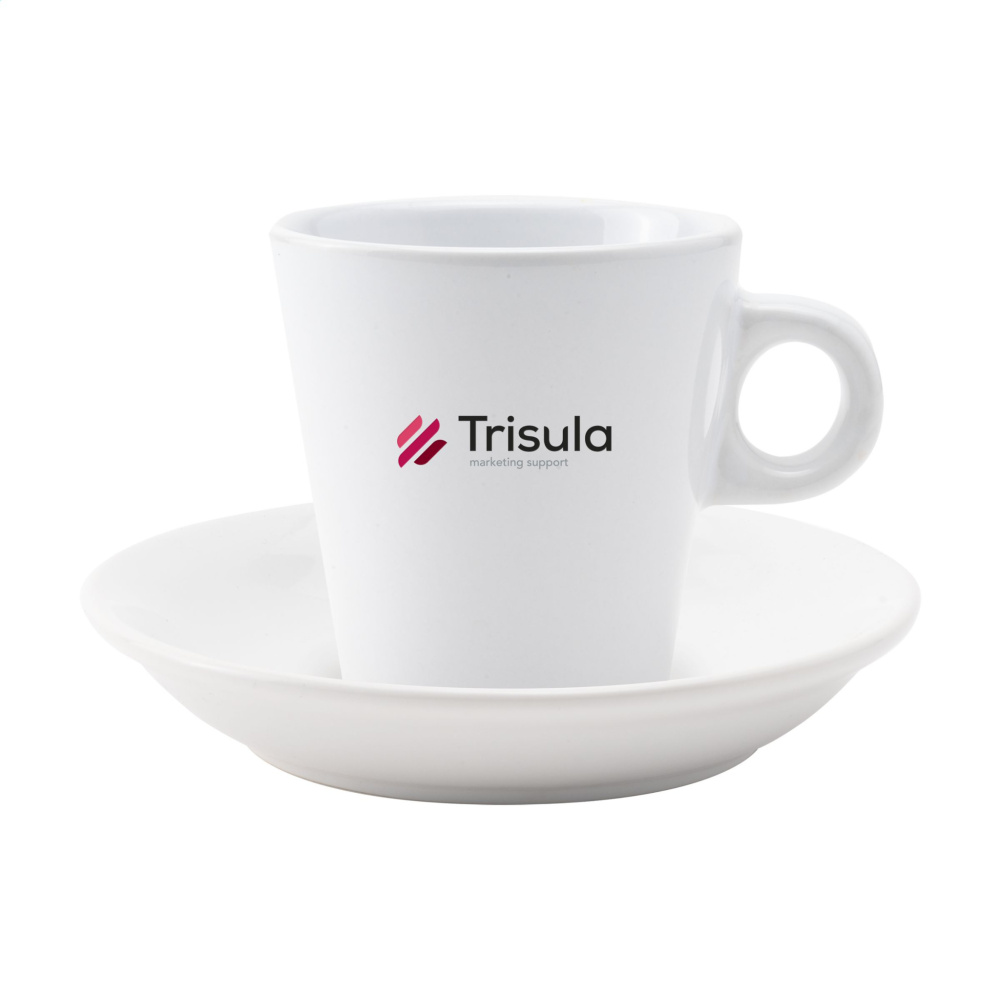 Logo trade promotional gifts image of: Burano 200 ml mug and saucer