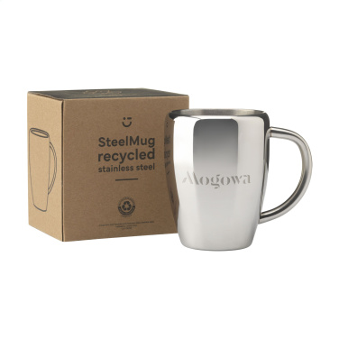 Logo trade advertising products image of: SteelMug RCS Recycled Steel 220 ml