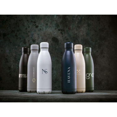 Logo trade promotional giveaways image of: Topflask Premium RCS Recycled Steel drinking bottle