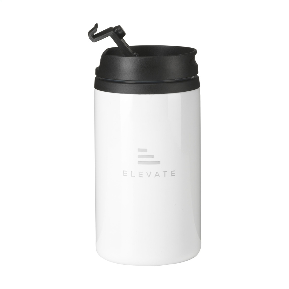 Logo trade business gift photo of: Thermo Can RCS Recycled Steel 300 ml thermo cup
