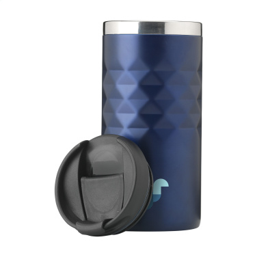 Logotrade advertising products photo of: Geometric Mug RCS Recycled Steel 280 ml thermo cup