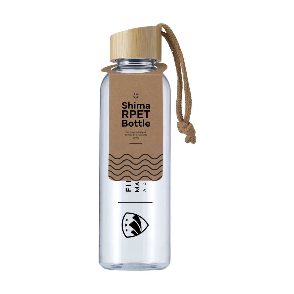 Logo trade promotional gifts image of: Shima GRS RPET Bottle 680 ml water bottle