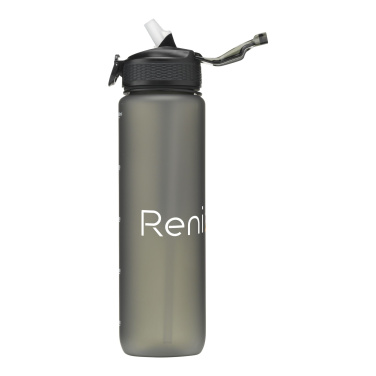 Logo trade promotional merchandise image of: AquaSport GRS Recycled Water Bottle 1,000 ml
