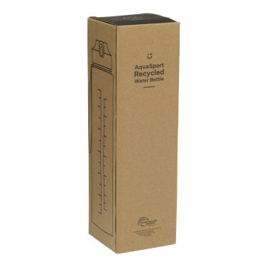 Logo trade corporate gifts image of: AquaSport GRS Recycled Water Bottle 1,000 ml
