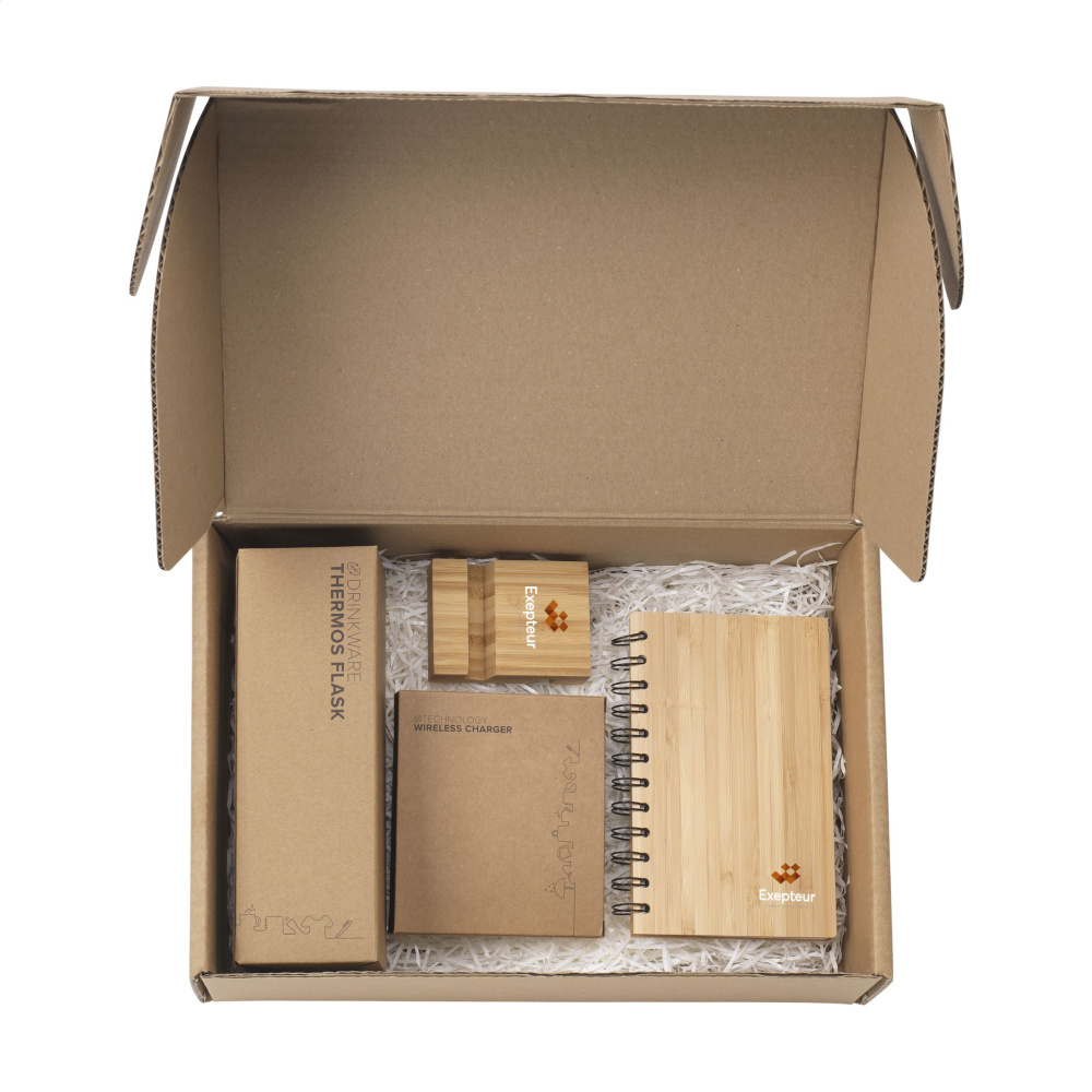 Logotrade promotional product picture of: Merch Set Bamboo Boost