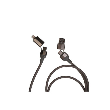 Logo trade promotional merchandise photo of: Charging cable with data transfer DONNES Pierre Cardin