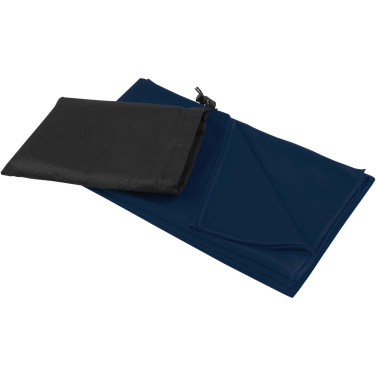 Logo trade business gift photo of: Lucas RPET sport towel 70x140 cm