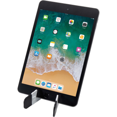 Logotrade promotional product picture of: Buna recycled plastic foldable tablet and phone stand
