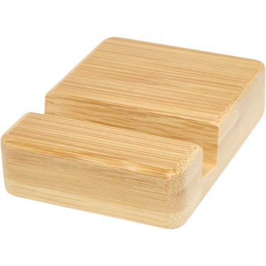 Logotrade promotional merchandise image of: Ebla bamboo phone stand
