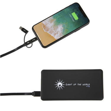 Logo trade advertising products picture of: SCX.design P30 8000 mAh light-up solar power bank