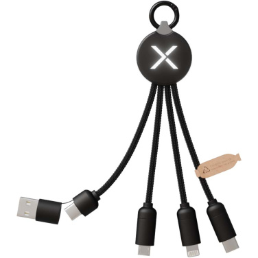 Logo trade advertising products picture of: SCX.design C14 15W 5-in-1 charging cable