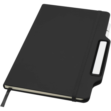 Logotrade promotional product image of: Nexus A5 hard cover notebook with pen and pencil combo (black ink)