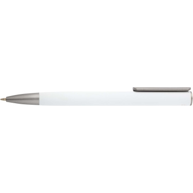 Logo trade corporate gifts picture of: Ziggur aluminium ballpoint pen (blue ink)