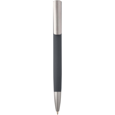 Logotrade promotional product image of: Ziggur aluminium ballpoint pen (blue ink)