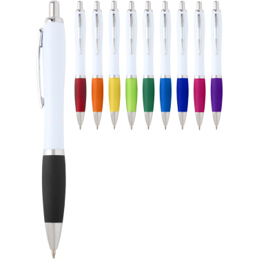 Logo trade corporate gift photo of: Nash recycled plastic ballpoint pen (black ink)