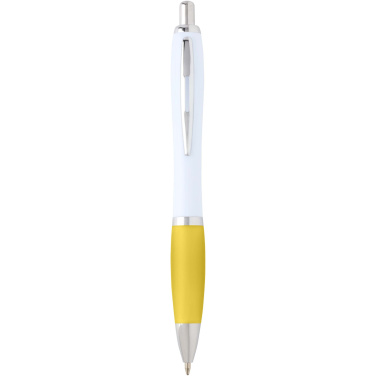 Logotrade promotional gift image of: Nash recycled plastic ballpoint pen (blue ink)