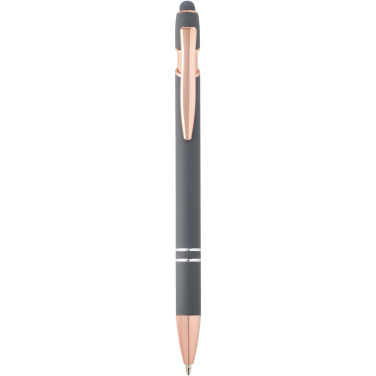 Logo trade promotional products picture of: Nanna ballpoint pen with rose gold finish (blue ink)