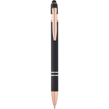 Logo trade promotional giveaways picture of: Nanna ballpoint pen with rose gold finish (blue ink)