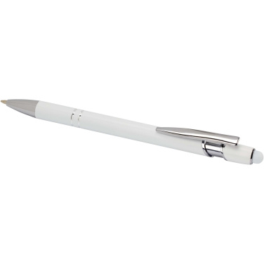Logo trade promotional merchandise image of: Kish ballpoint pen with silver finish (blue ink)