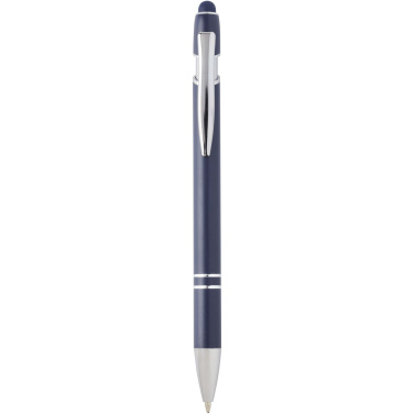 Logo trade promotional product photo of: Kish ballpoint pen with silver finish (blue ink)
