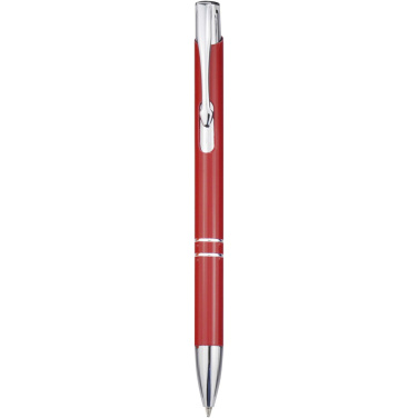 Logo trade advertising products image of: Moneta recycled aluminium ballpoint pen (blue ink)