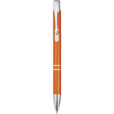 Logotrade corporate gift picture of: Moneta recycled aluminium ballpoint pen (blue ink)