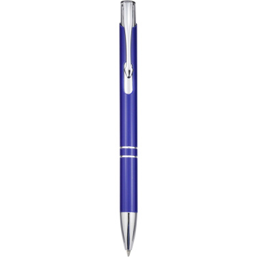 Logo trade promotional product photo of: Moneta recycled aluminium ballpoint pen (blue ink)