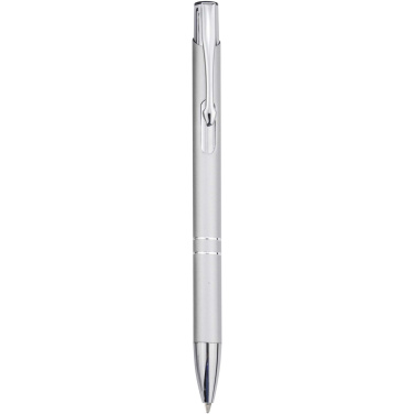 Logo trade promotional giveaways picture of: Moneta recycled aluminium ballpoint pen (blue ink)