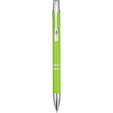 Logo trade promotional gifts image of: Moneta recycled aluminium ballpoint pen (blue ink)