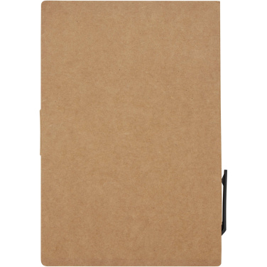 Logo trade promotional items image of: Swift sticky notes booklet with ballpoint pen (black ink)