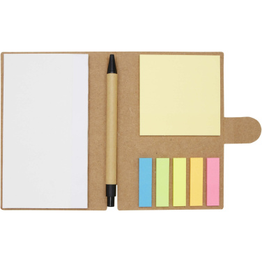 Logotrade promotional item image of: Swift sticky notes booklet with ballpoint pen (black ink)
