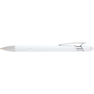 Logotrade promotional gift image of: Kish ballpoint pen with silver finish (black ink)