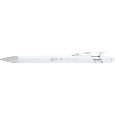 Logotrade promotional giveaway picture of: Kish ballpoint pen with silver finish (black ink)