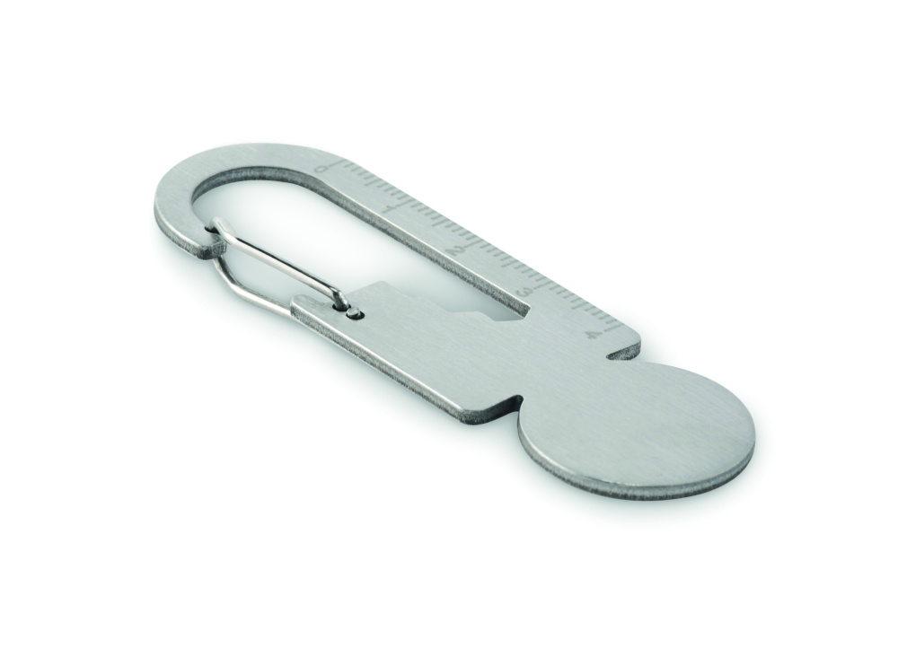 Logotrade corporate gift image of: Multifunctional key ring token