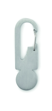 Logo trade advertising product photo of: Multifunctional key ring token