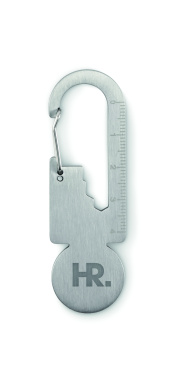 Logo trade promotional gift photo of: Multifunctional key ring token