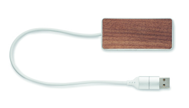 Logo trade promotional product photo of: USB hub 4 ports 27,5 cm