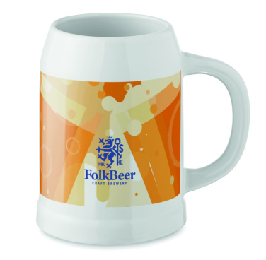 Logo trade promotional items image of: Sublimation beer mug 500 ml
