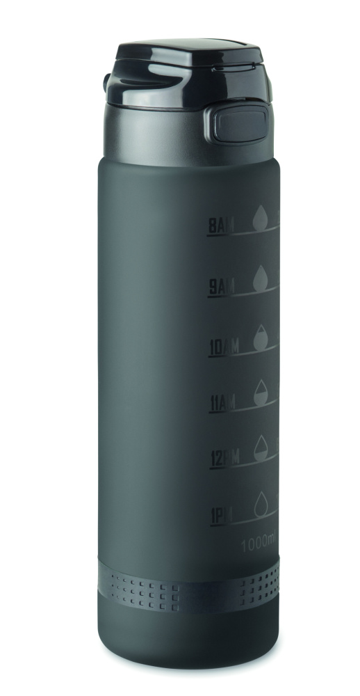 Logo trade promotional merchandise photo of: Sports water bottle RPET 1L