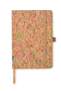 Logo trade advertising products picture of: A5 cork coloured notebook