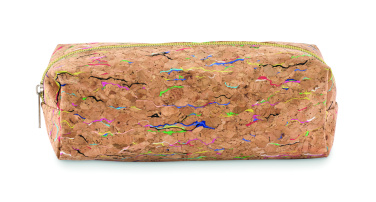 Logotrade business gift image of: Coloured cork pencil case