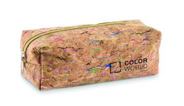Logotrade advertising product picture of: Coloured cork pencil case